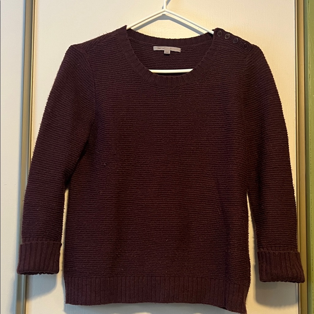 GAP Women's Dark Purple Sweater